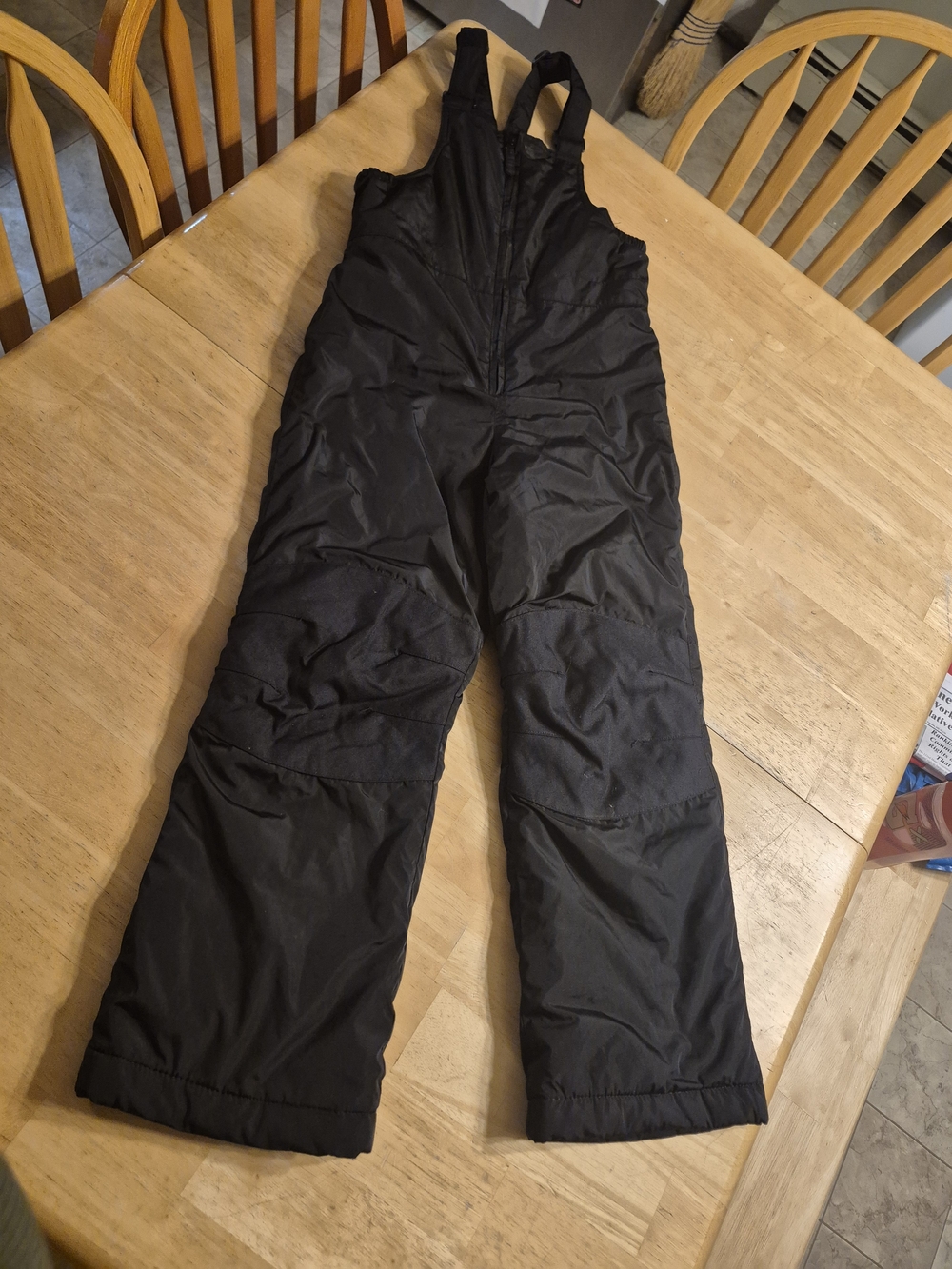 Black Kids Snow Bib Pants - Lands, End